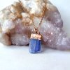 Krystalové amulety, Šperky Soul of Aurora Tanzanit (Merelani, Tanzánie) přírodní krystal, šperk s tanzanitem