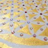 Zlatý květ života, sacred geometry, krystaly Swarovski, Soul of Aurora