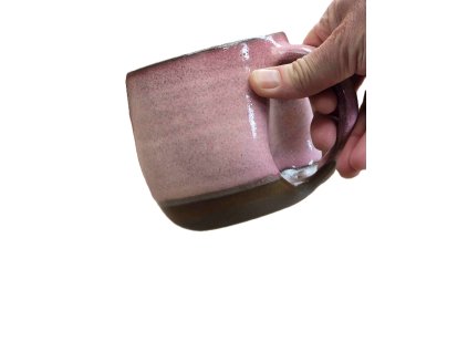 kameninový buclák kübl 0,5 l sakura růžový hrnek ruční výroba