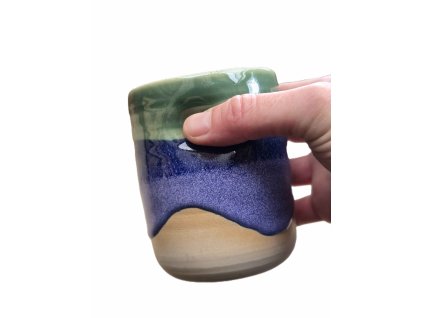 Latte kalíšek Nebula Green, 400 ml