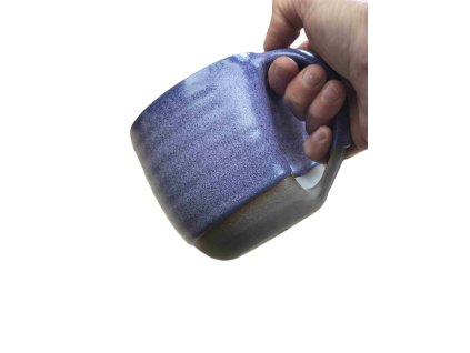 Kameninový buclák kübl, 0,5 l, fialový