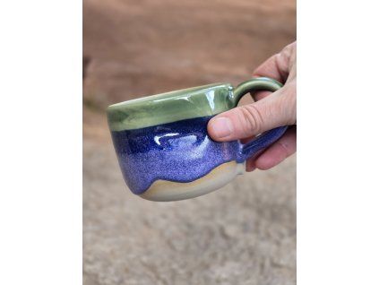 Hrnek cappuccino Nebula Green