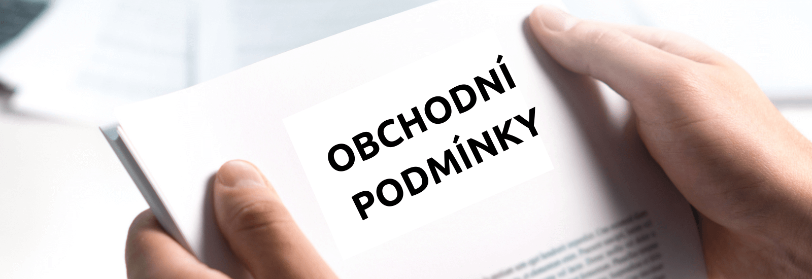 Obchodní podmínky