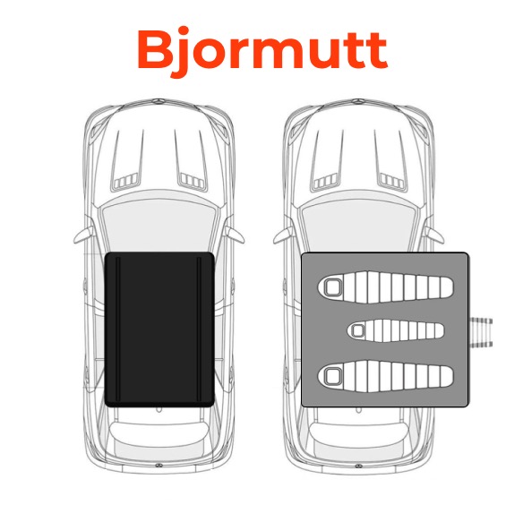 infografika na autostan Bjormutt značky Sovnaran - severský stan na auto