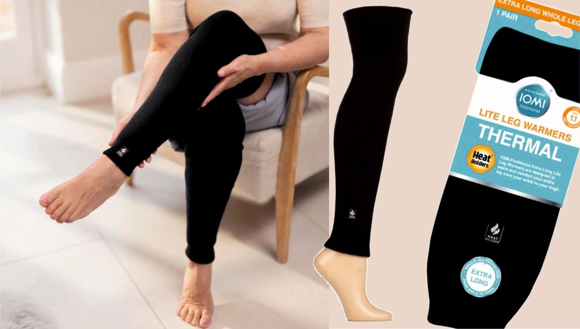 Teplé návleky na celé nohy
