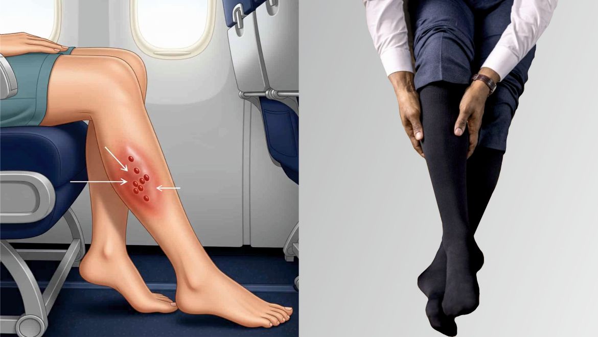 Vyhnite sa krvným zrazeninám na cestách