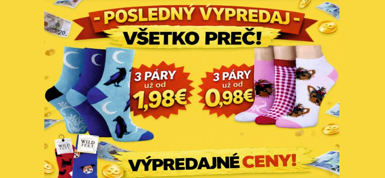 Výpredaj od €0,98