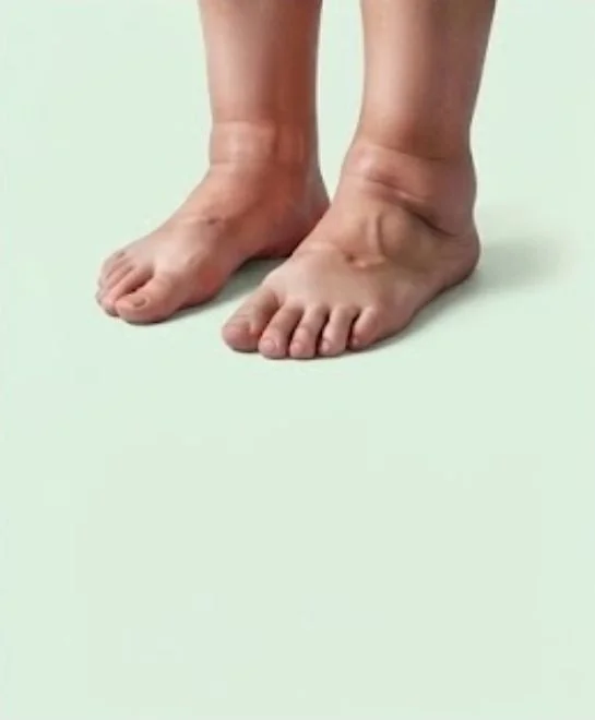 Ponožky na opuchnuté a hrubé nohy
