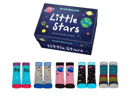 51018 detske vesele ponozky cucamelon little star vel 1 2 roky