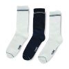 Pánske TORE 100% recyklované bavlnené športové ponožky, 3 páry (farba VZORF)