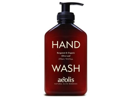 aeolis bergamot organic olive leaf hand wash 270ml