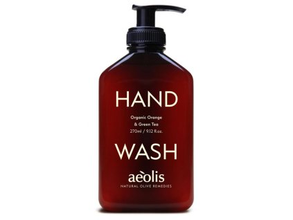 aeolis organic orange green tea hand wash 270ml