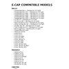 E-CAP Charging Module SP Connect seznam podporovaných modelů kol