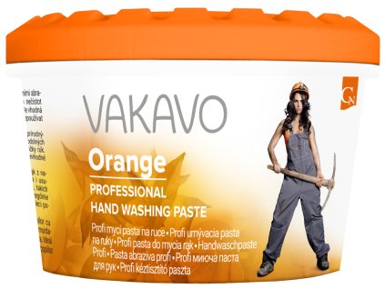 Vakavo orange profi mycí pasta na ruce 600 g
