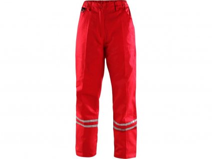 Kalhoty do pasu červeno-černé dámské  vel. 38