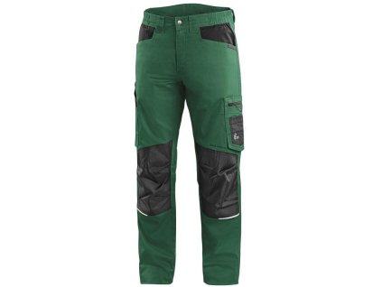 Kalhoty CXS SOLIS FLEX, pánské, zeleno-černé (Velikost 46)