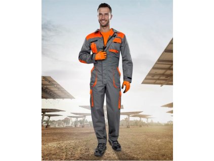 Overal ARDON®2STRONG šedo-oranžová