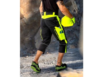 Kalhoty 3/4 ARDON®NEON černo-žlutá