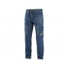 Kalhoty jeans CXS ALBI, pánské, modré (Velikost 46)