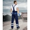 Kalhoty s laclem ARDON®COOL TREND s reflex. pruhy tmavě modrá-světle modrá