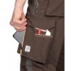 Kalhoty s laclem ARDON®URBAN+ prodloužené hnědá