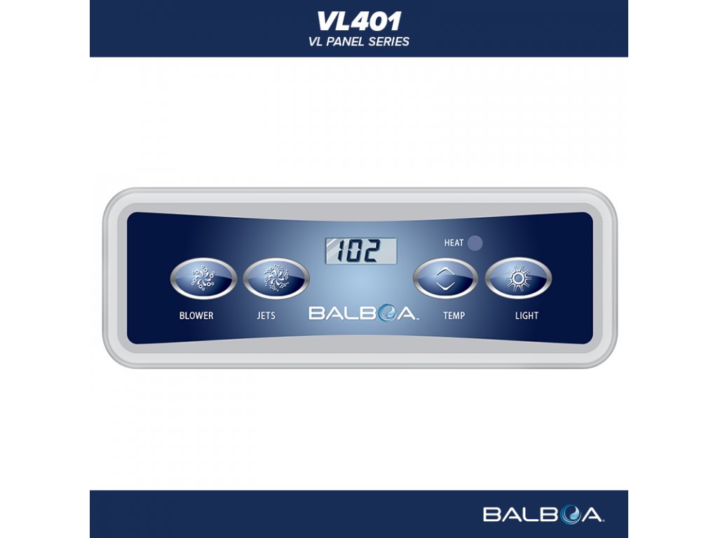 Balboa Ovládací panel VL401