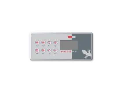 Gecko TSC-8 Bedienfeld (8 Tasten) - 0200-007194
