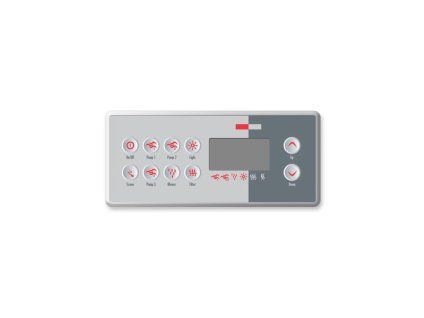 Gecko TSC-8 Bedienfeld (10 Tasten) - 0201-007153
