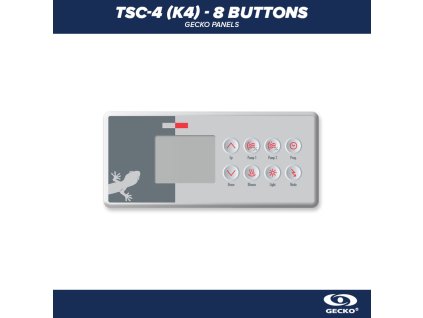 Gecko Ovládací panel TSC-4 (8 Buttons) - 0200-007119