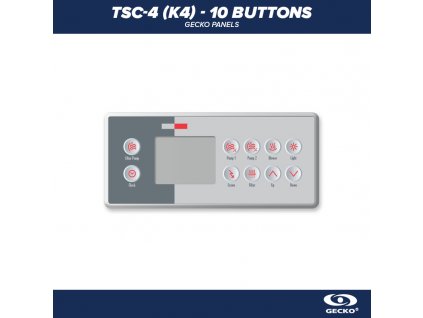 Gecko Ovládací panel TSC-4 (10 Buttons)