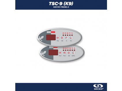 Gecko control panel TSC-9 (4 Buttons)