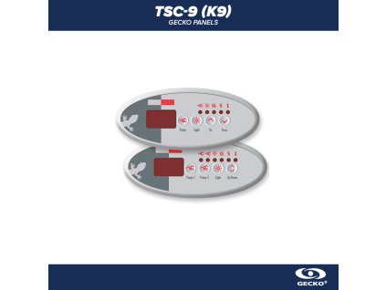 Gecko Ovládací panel TSC-9 (4 Buttons) - 0202-007154