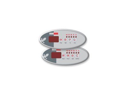 Gecko Ovládací panel TSC-9 (4 tlačítka) - 0202-007154