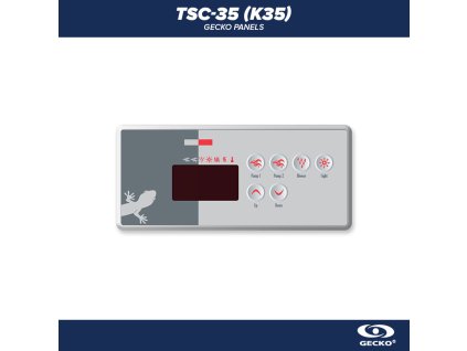 Gecko control panel TSC-35 (6 Buttons)