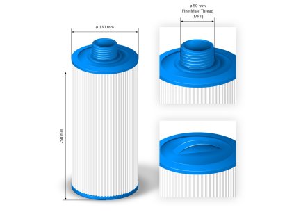 Cartridge filter for hot tubs - SC701