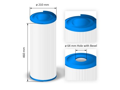 Kartuschenfilter für Whirlpools - SC707