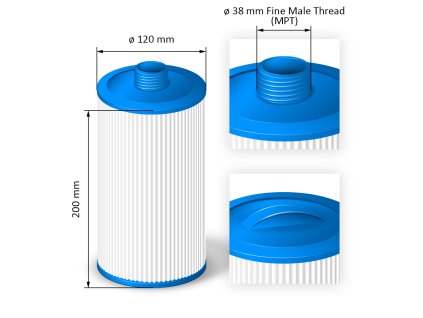 Kartuschenfilter für Whirlpools - SC716