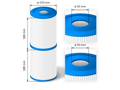 Cartridge filter for hot tubs - SC732