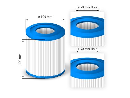 Cartridge filter for hot tubs - SC750