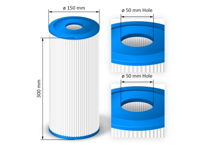 Cartridge filter for hot tubs - SC751