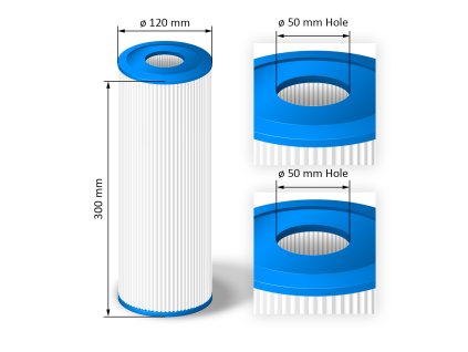 Cartridge filter for hot tubs - SC755
