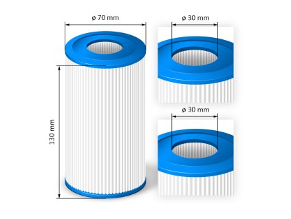 Cartridge filter for hot tubs - SC764