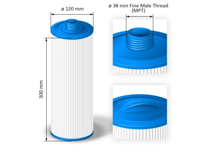 Kartuschenfilter für Whirlpools - SC766