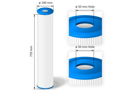 Cartridge filter for hot tubs - SC769
