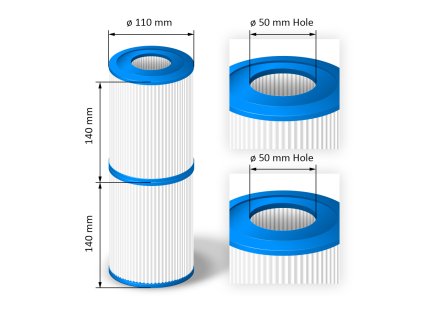 Kartuschenfilter für Whirlpools - 3BTZ0026 - SC770