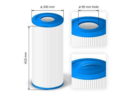 Cartridge filter for hot tubs - SC775