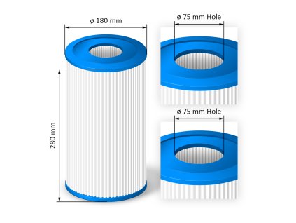 Cartridge filter for hot tubs - SC776