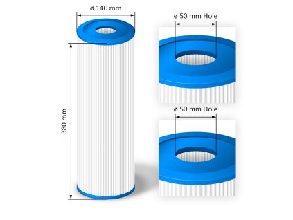 Cartridge filter for hot tubs - SC777