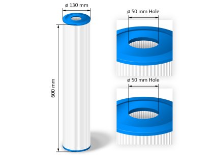 Cartridge filter for hot tubs - SC792