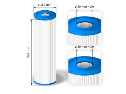 Cartridge filter for hot tubs - SC810